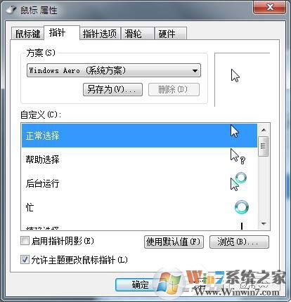 Win7鼠標設置在哪里？Win7如何設置鼠標