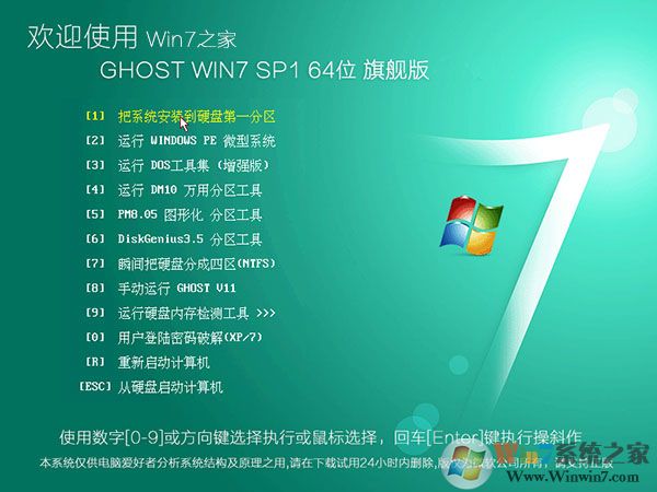 Window7旗艦版Ghost Window7系統 64位高速珍藏版V2021(支持300系列主板)