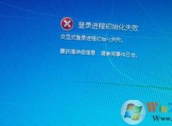 win7系統(tǒng)無法開機提示登錄進(jìn)程初始化失敗的解決方法