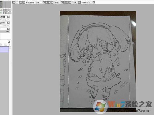 sai勾線筆刷怎么用？教你sai勾線筆刷提取線稿的方法