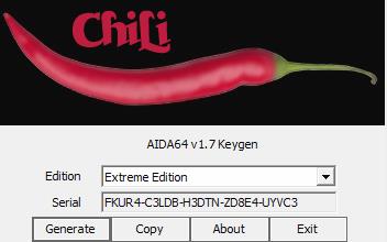 AIDA64注冊機(aida64 序列號全系列通用算號器) V1.7綠色版