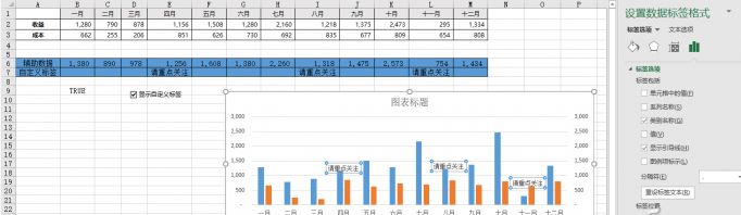 excel動態圖表怎么做?教你制作excel動態圖表標簽
