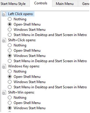 Win10經典開始菜單工具(Open Shell Menu) v4.4.131官方版