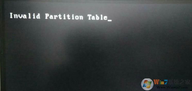 電腦開機(jī)invalid partition table快速解決法