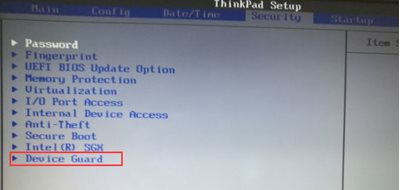 聯(lián)想ThinkPad筆記本BIOS中secure boot(安全啟動)關閉不了解決方法