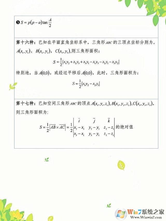 三角形面積公式是什么?三角形面積計(jì)算公式計(jì)算方法