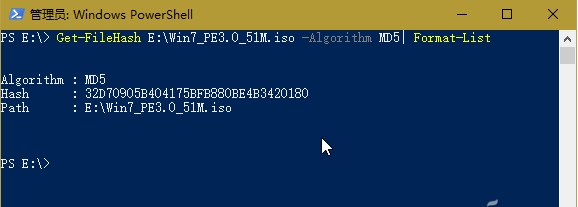 Win10系統(tǒng)用PowerShell命令生成文件SHA1、MD5文件校驗(yàn)碼方法
