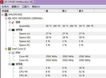 Hwmonitor下載_Hwmonitor(CPU信息監測)v1.41漢化中文版