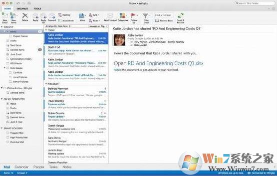 win10系統使用Outlook查看郵件內容顯示不全的解決方法