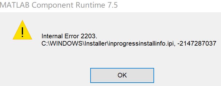 win10系統(tǒng) 無法安裝軟件 錯(cuò)誤提示:Internal error 2203 該怎么辦?