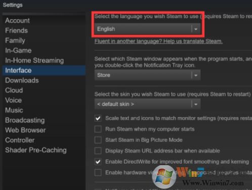 steam怎么改中文?Steam英文改中文的設置方法