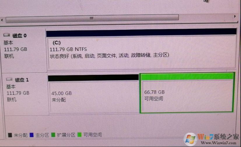 電腦未分配的空間怎么合并到其它磁盤?