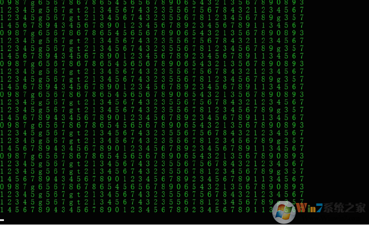 CMD命令數字雨制作方法(Win7/Win10都可以)