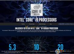 i9 10900K正式發布,迄今最快的處理器10核心20線程(附10代CPU特點)