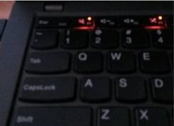 ThinkPad筆記本F1/F4鍵盤指示燈一直亮著解決方法
