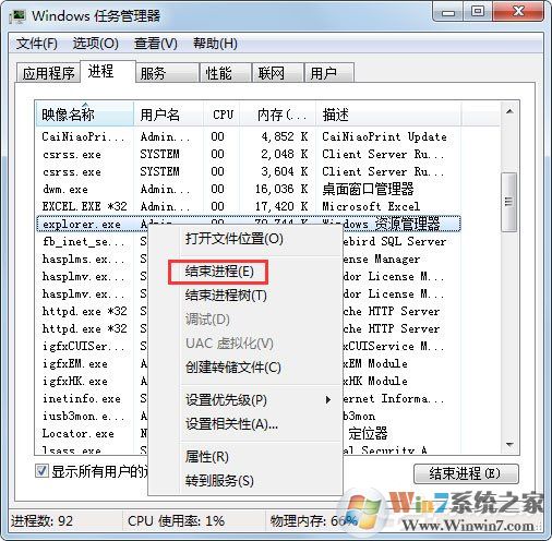 Win7桌面上什么應用都沒有是什么原因？應該怎么解決？