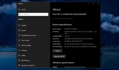 Win10 20H2(2009)新功能和改進更新介紹