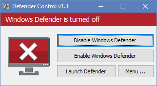 Defender Control(Defender關閉工具)