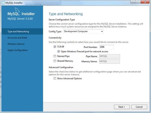 MySQL數據庫5.5