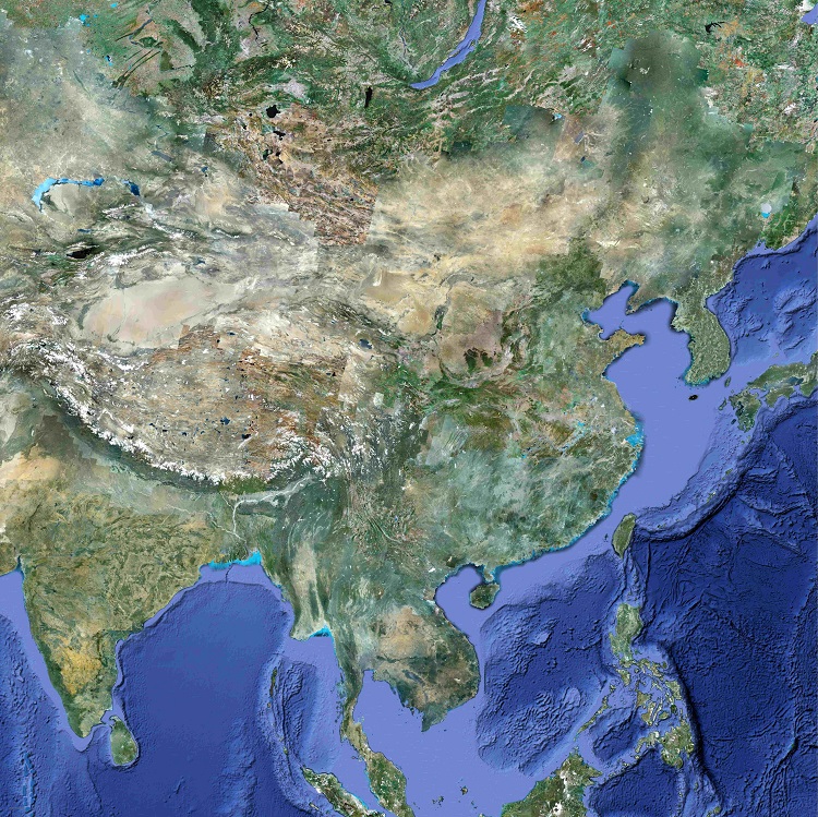 中國衛星地圖高清地圖