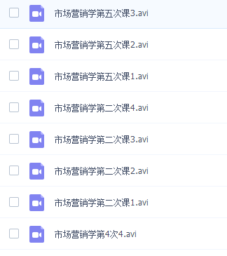 市場營銷專業課程視頻完整版(百度云)