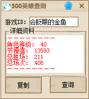 300英雄戰績查詢器