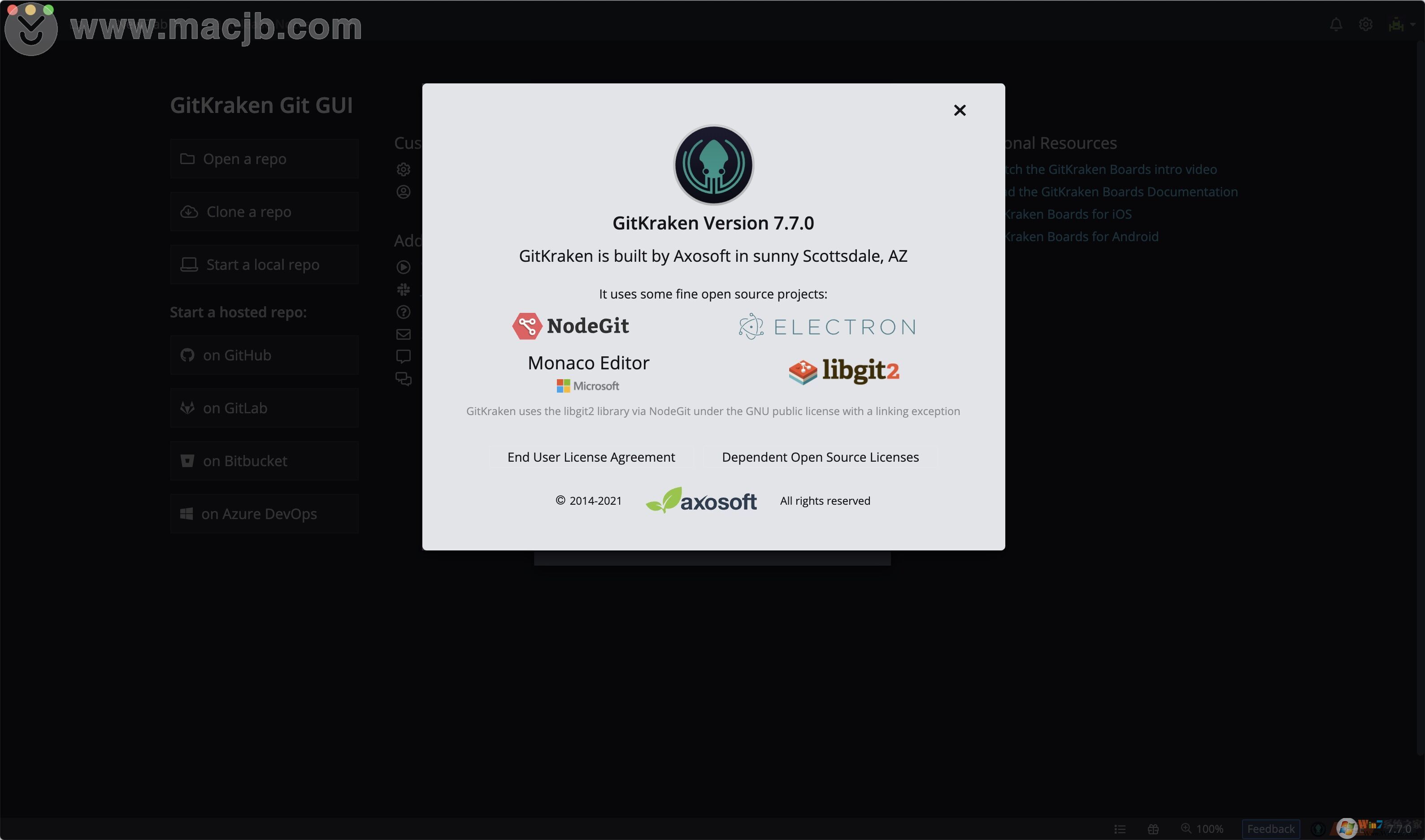 GitKraken for Mac跨平臺多功能Git客戶端 V7.7.0官方版