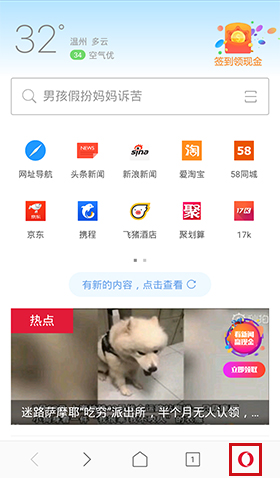 歐朋瀏覽器手機版收藏的網(wǎng)頁在哪里2