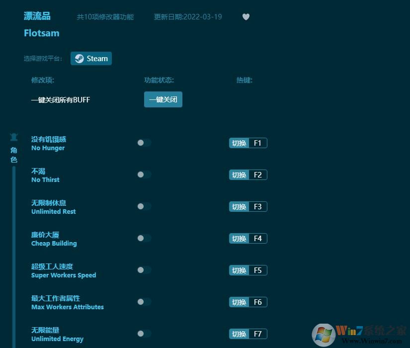漂流品十項修改器