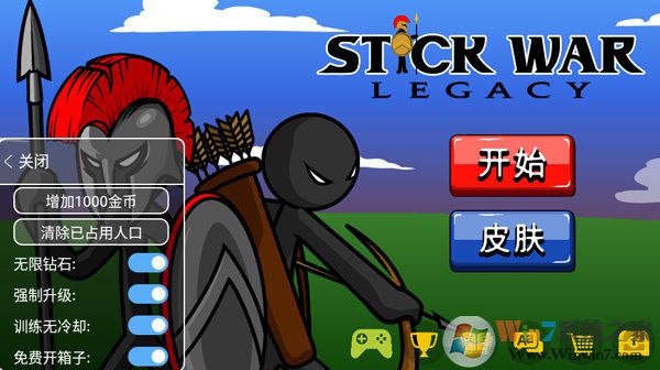 火柴人戰爭無限鉆石金幣破解版