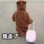 再見我走了表情包動圖可愛