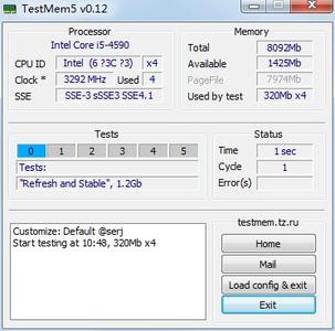 tm5內存測試軟件(testmem5)