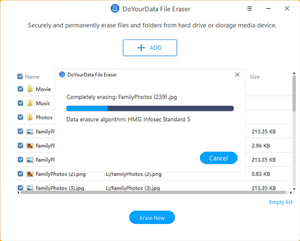 DoYourData File Eraser(數據刪除軟件)
