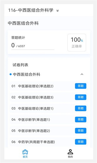 中西醫結合外科學新題庫app