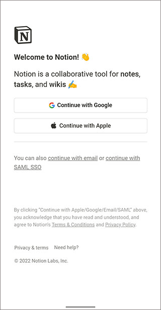 Notion免費版App