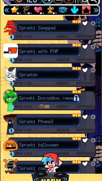 節奏Sprunki模組