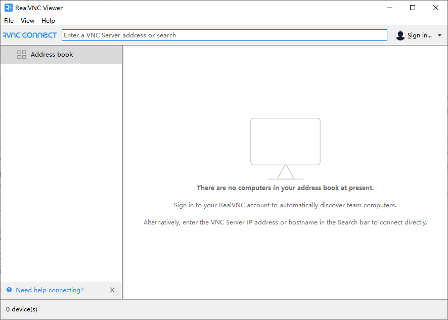 VNC Viewer(遠程控制)