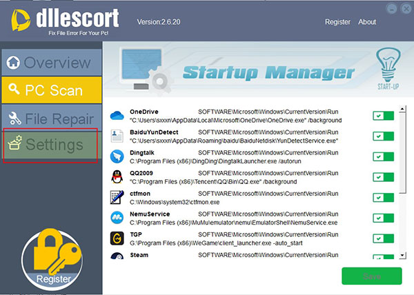 dll修復工具(dllescort)