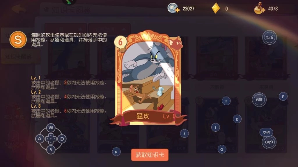 侍衛湯姆知識卡搭配方案2