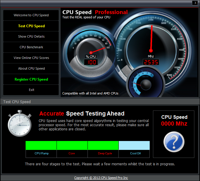 CPU Speed Professional(CPU測(cè)試軟件)
